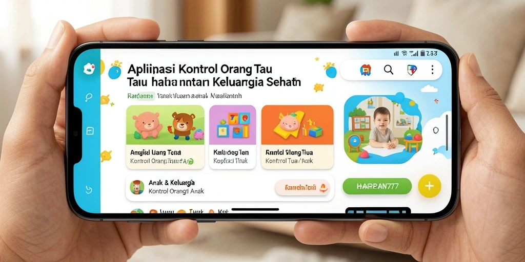 Tampilan utama HARAPAN777 yang sederhana dan intuitif.